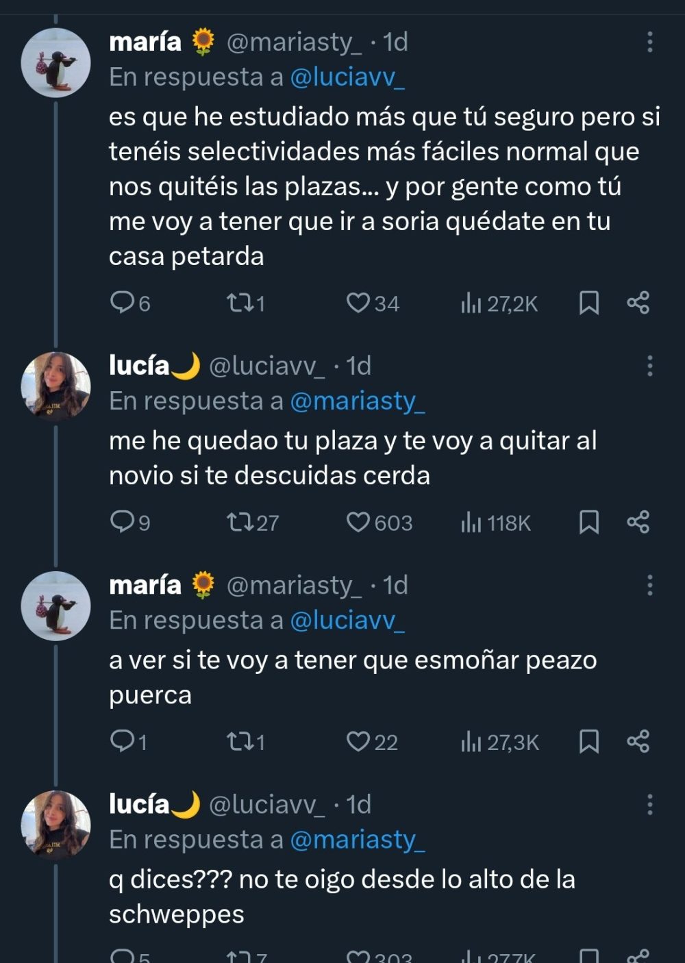Los Madrileños están teniendo problemas hasta con los "inmigrantes" de su propio país.
