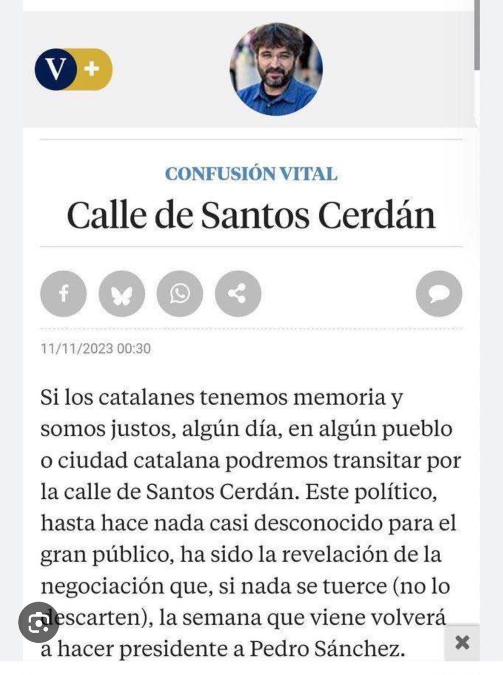 Jordi Ébola: "No es muy normal que el señor que nos explicaba que venían los ovnis, ahora esté explicando la corrupción de este país".