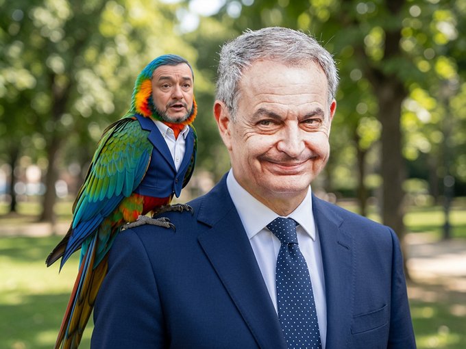 Ex ministro de cultura con José Luis Rodríguez Cleopatro a Chema Crespo: "ERES UN LORO"