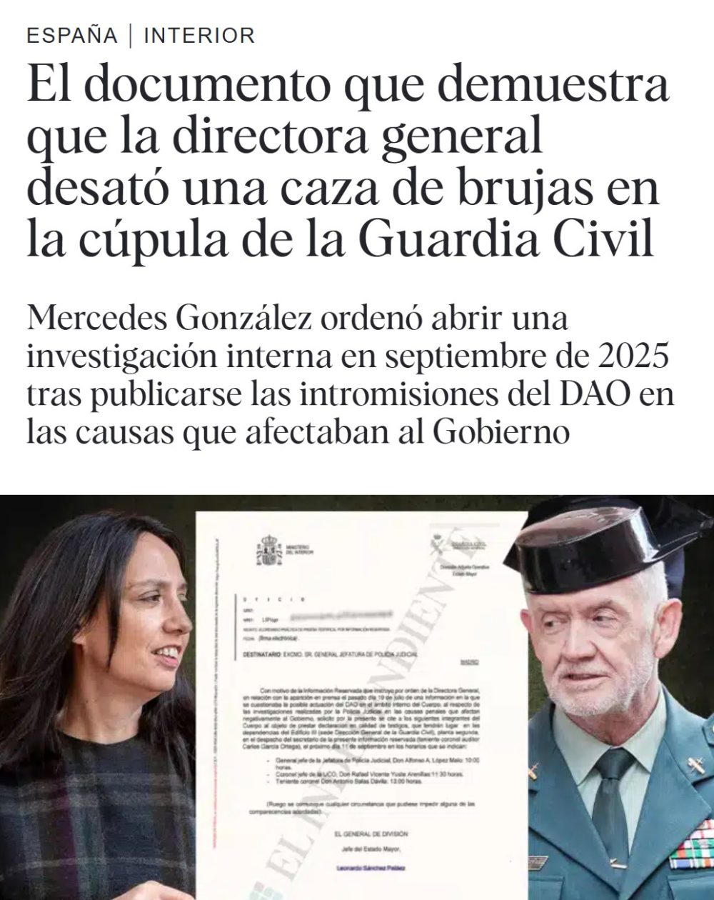 El documento que demuestra que vivimos en un país de pandereta.