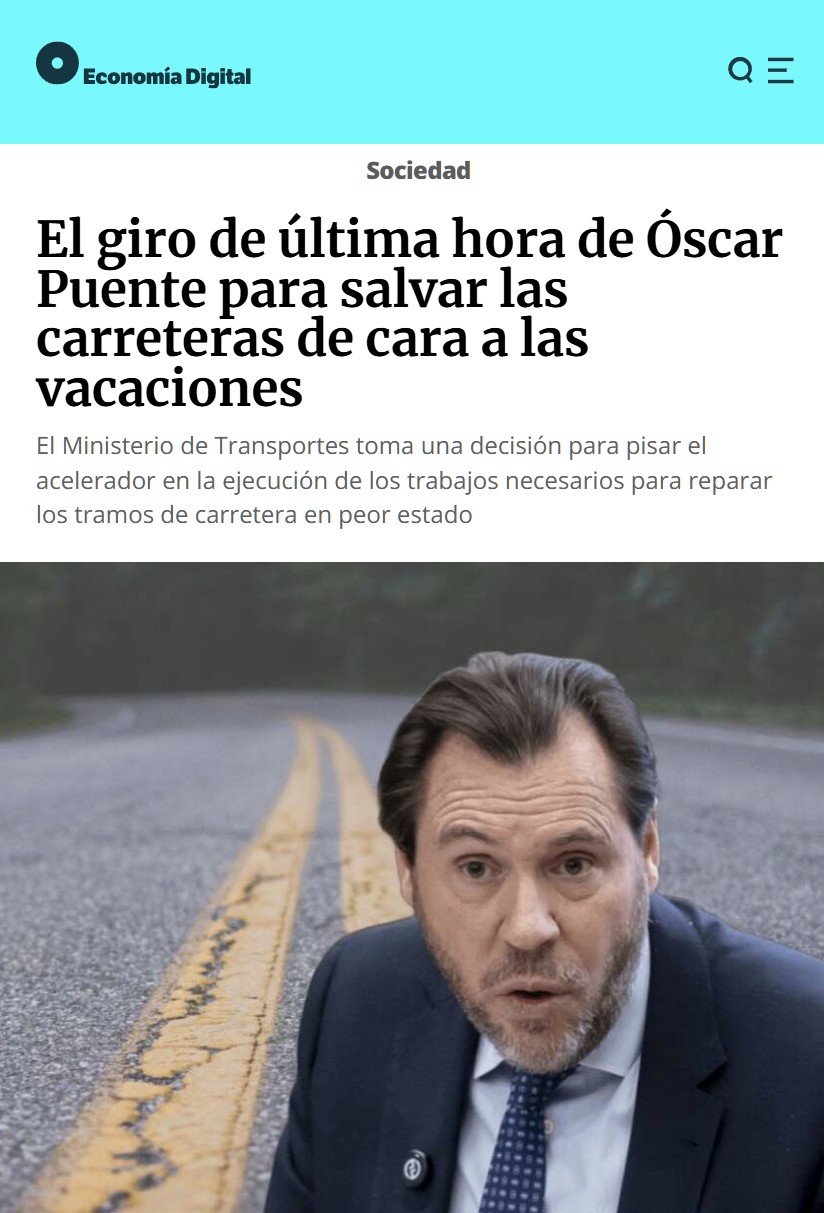 Como dije la semana pasada: si ves máquinas asfaltar, prepárate para votar.