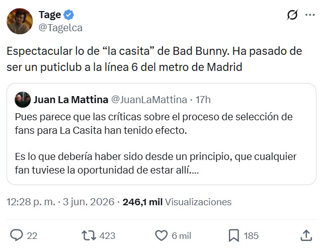 Tras las críticas a Bad Bunny, el proceso de selección para "la casita" de sus conciertos ha cambiado. Ahora habrá cuerpos de todo tipo.