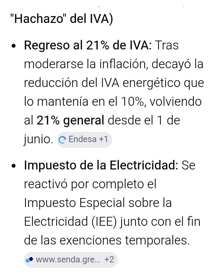Los que tenéis tarifa regulada mejor que mañana a las 9 de la noche apaguéis la luz, el aire acondicionado y hasta la nevera...