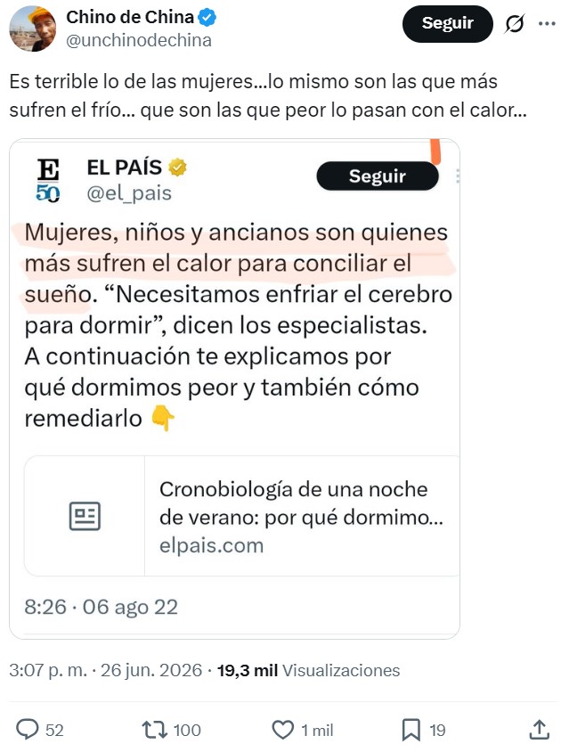 Vuelve el aire condicionado machista.
