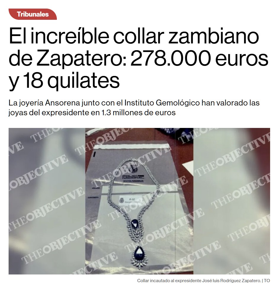 Confirmamos que la abuela de Zapatero era Cleopatra.