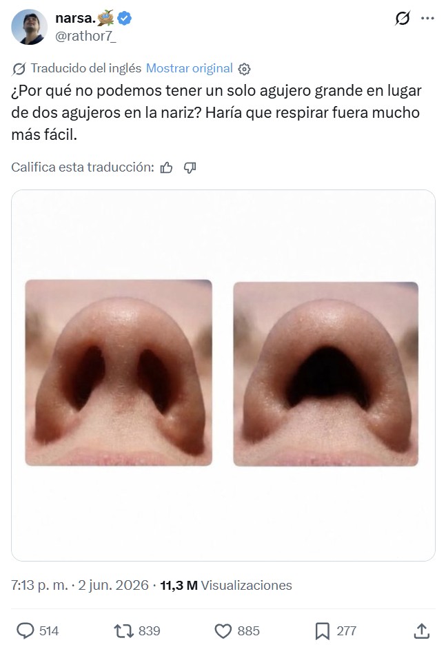 La voz de la razón.