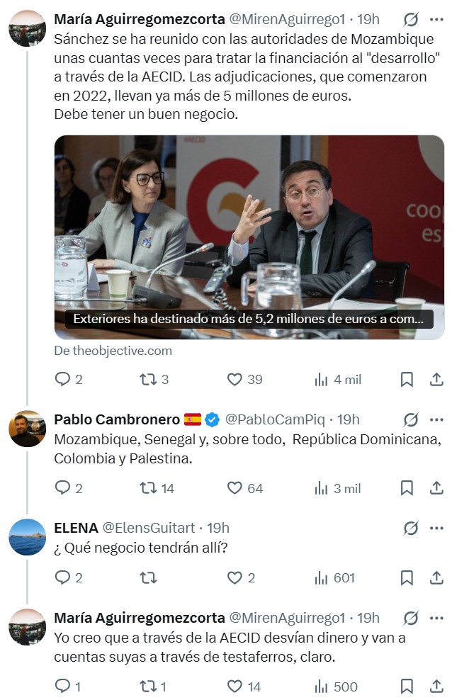 Viendo lo que se está sabiendo durante los últimos meses, desconfiar de estas "concesiones" y dónde acabará ese dinero es un deber moral.