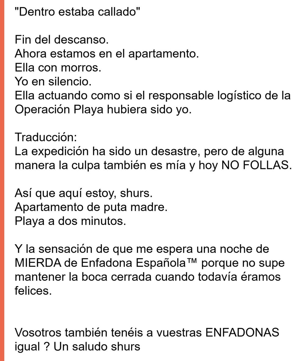 Tengo la ligera sospecha de que os vais a sentir identificados con esta historia.