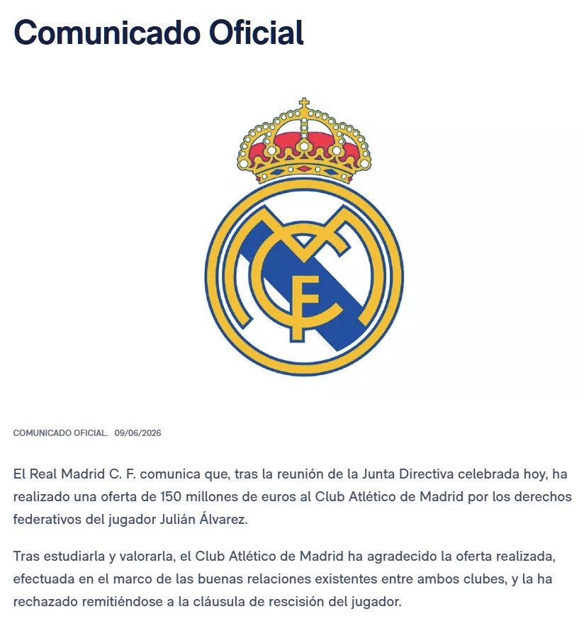 Buen rollito entre el Real Madrid y el Atlético de Madrid.