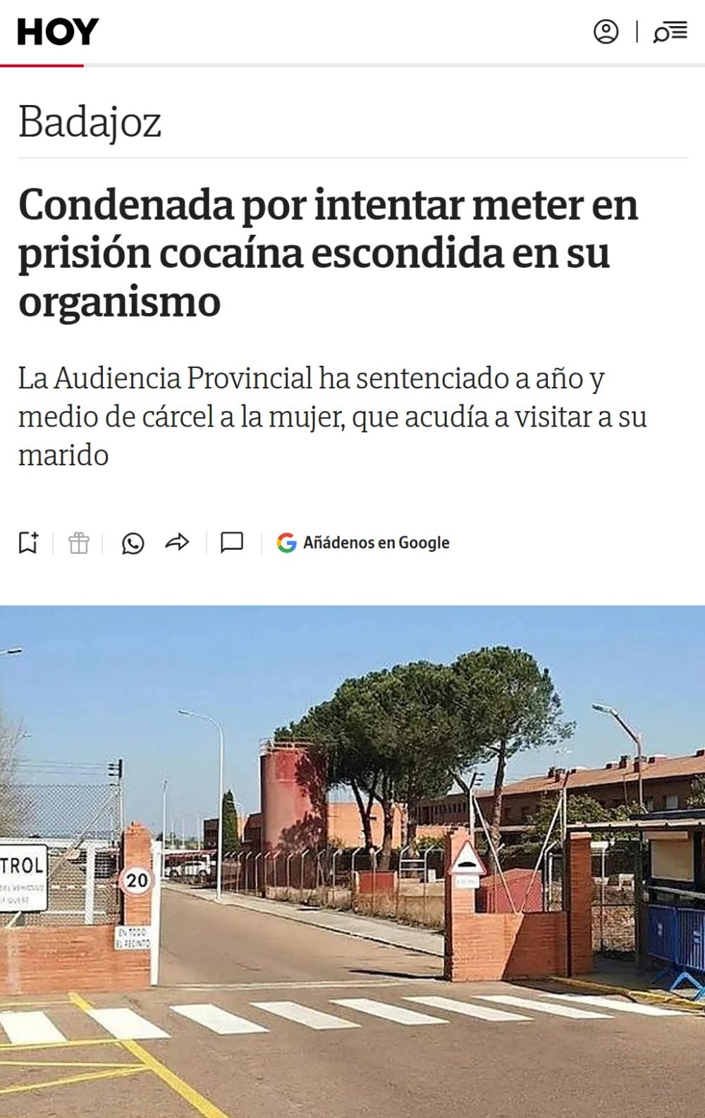 "En su organismo".