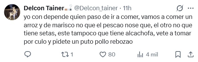 Adultos de 35 años que comen como un niño de comunión.