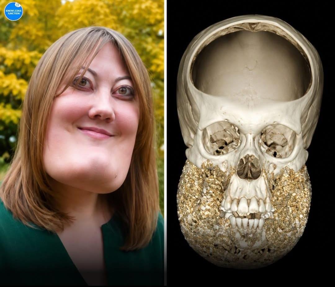 A Victoria Wright le diagnosticaron querubismo, una rara afección genética, a los 4 años.