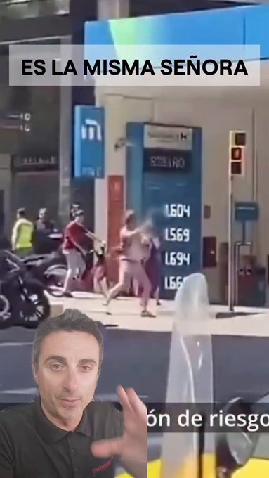 Un poco de contexto sobre la charo que gaseó a un policía con gas pimienta.