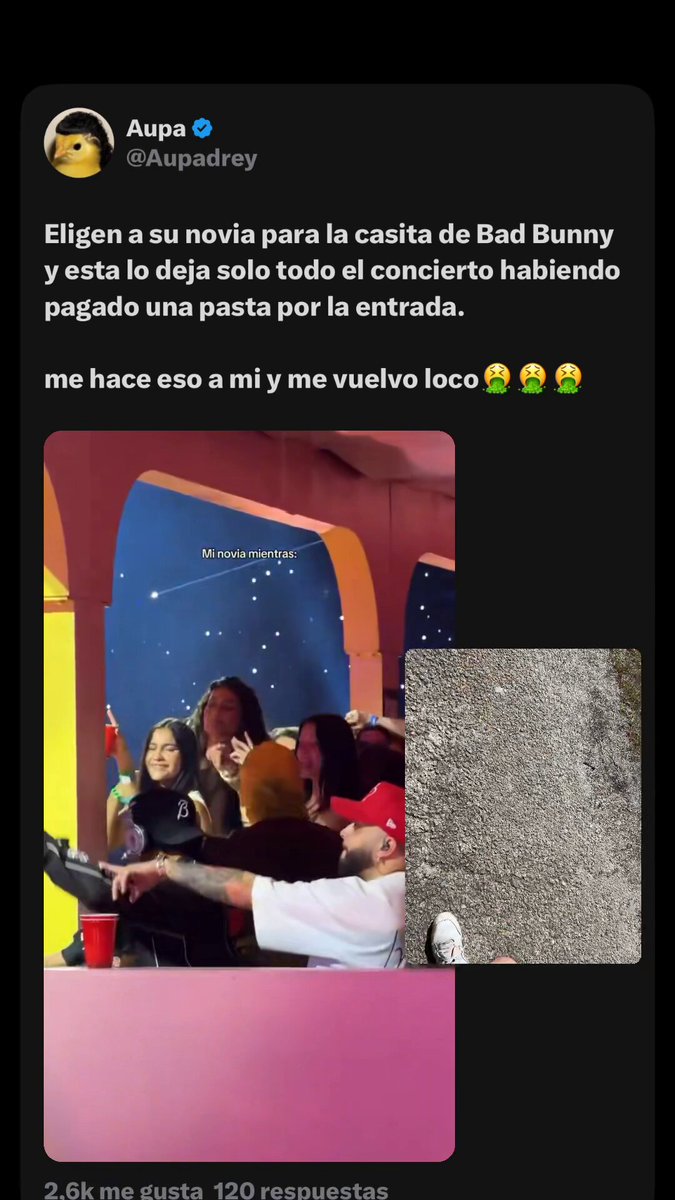 Su novia lo deja tirado tras ser elegida para entrar en la casita de Bad Bunny.