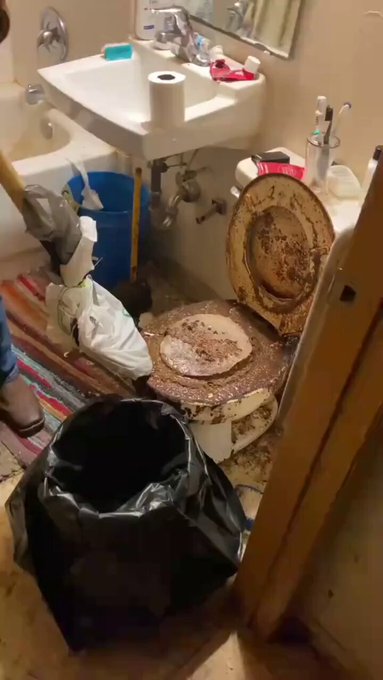 Alquila un apartamento y no avisa de que el inodoro está atascado. A pesar de ello sigue utilizándolo durante un año.