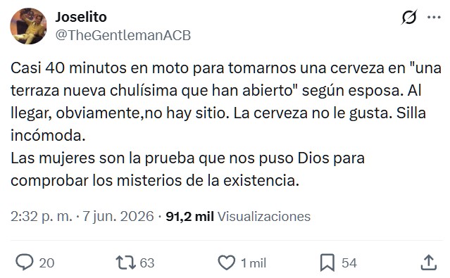 Tengo la ligera sospecha de que os vais a sentir identificados con esta historia.