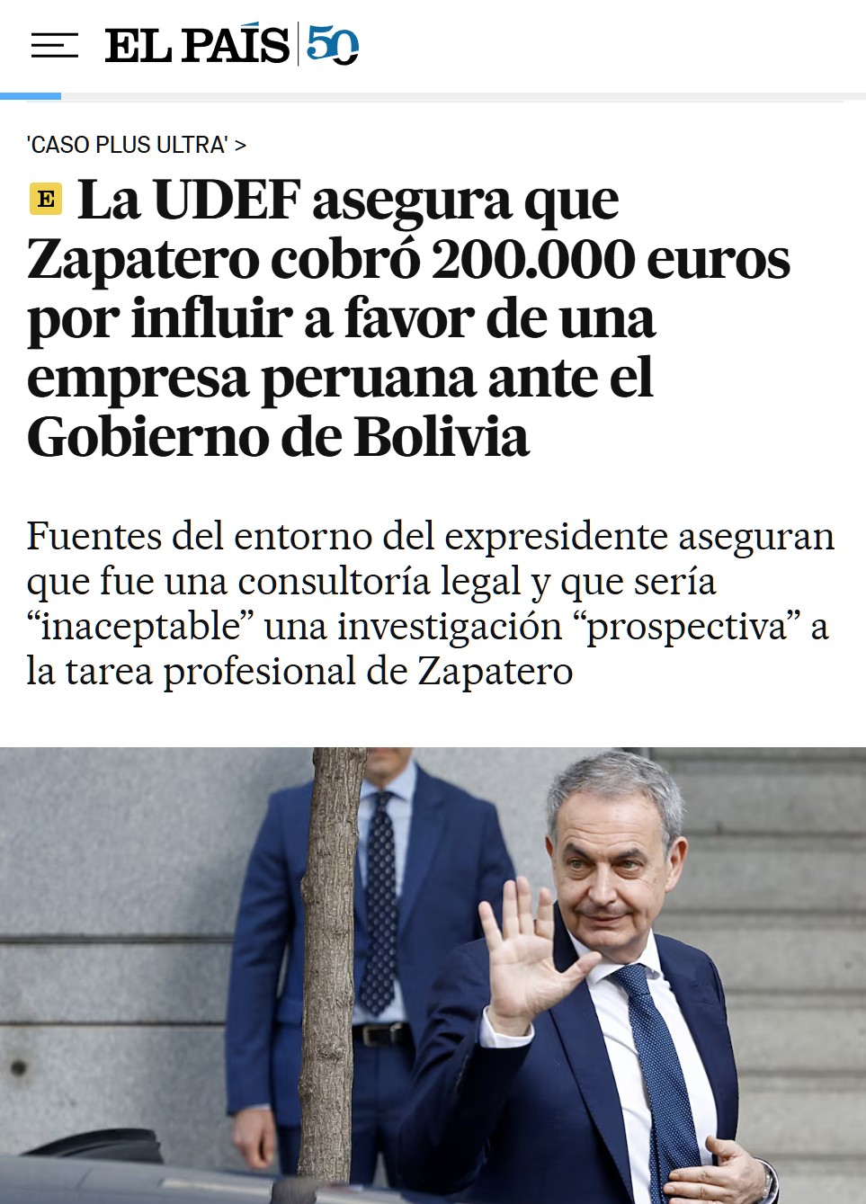 Siendo presidente le perdonó la deuda a Bolivia y ahora parece estar cobrando los favores.
