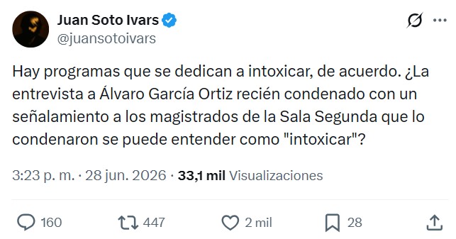Jordi Ébola: "No es muy normal que el señor que nos explicaba que venían los ovnis, ahora esté explicando la corrupción de este país".