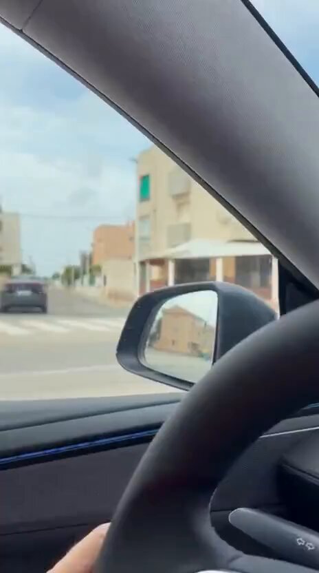 Ayer presenciamos esta escena en San Javier, Murcia.