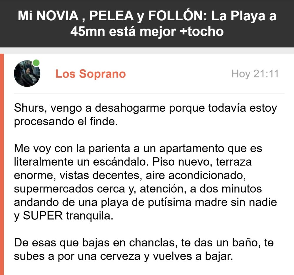 Tengo la ligera sospecha de que os vais a sentir identificados con esta historia.