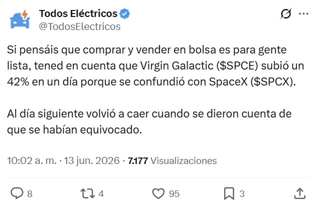 La bolsa se ha convertido en un casino.