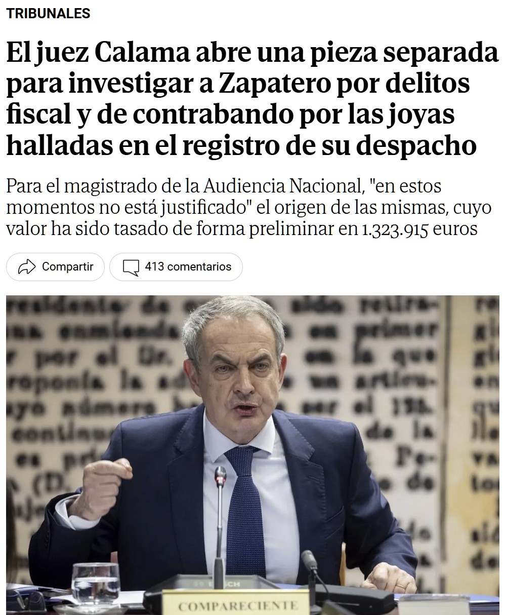 Confirmamos que la abuela de Zapatero era Cleopatra.