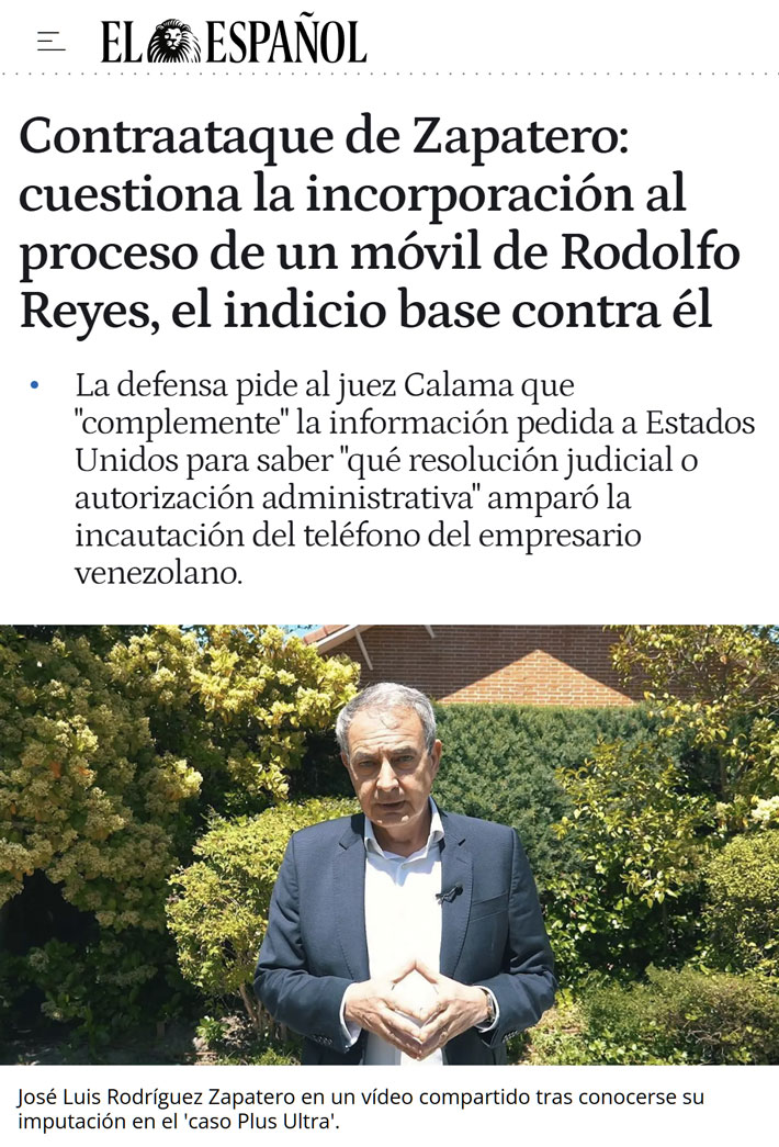 Cuando se anunció que el abogado de Zapatero iba a ser un conocido penalista experto en derecho procesal, ya se veía venir cuál iba a ser su estrategia de defensa.
