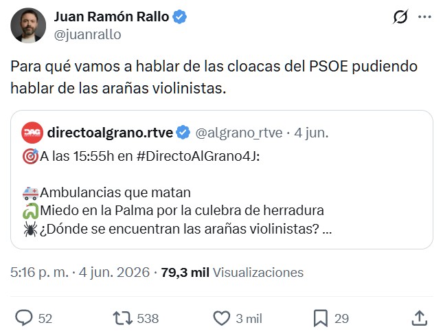 Gonzalo Miró: "Todo esto tiene muchísimo más que ver con la peor decisión que ha tomado el PSOE a lo largo de estos 8 años de gobierno, que es pactar con el PP la renovación CGPJ. Si realmente no quieres que te investiguen como están haciendo ahora, a lo mejor no tienes que pactar esos nombramientos con los que no tienen ningún respeto por la democracia"