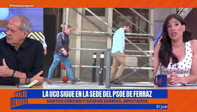 Jesús Cintora se enfada después de que una de las colaboradoras del programa elogiase el trabajo de El Confidencial informando sobre la trama corrupta del PSOE.