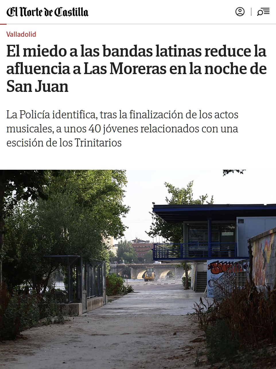 Alerta extrema por bandas latinas en Valladolid después de que se hiciera viral un audio donde se afirma que hoy, durante la noche de San Juan, tres aspirantes a entrar en los Dominican Don’t Play deben acabar con la vida de tres civiles.
