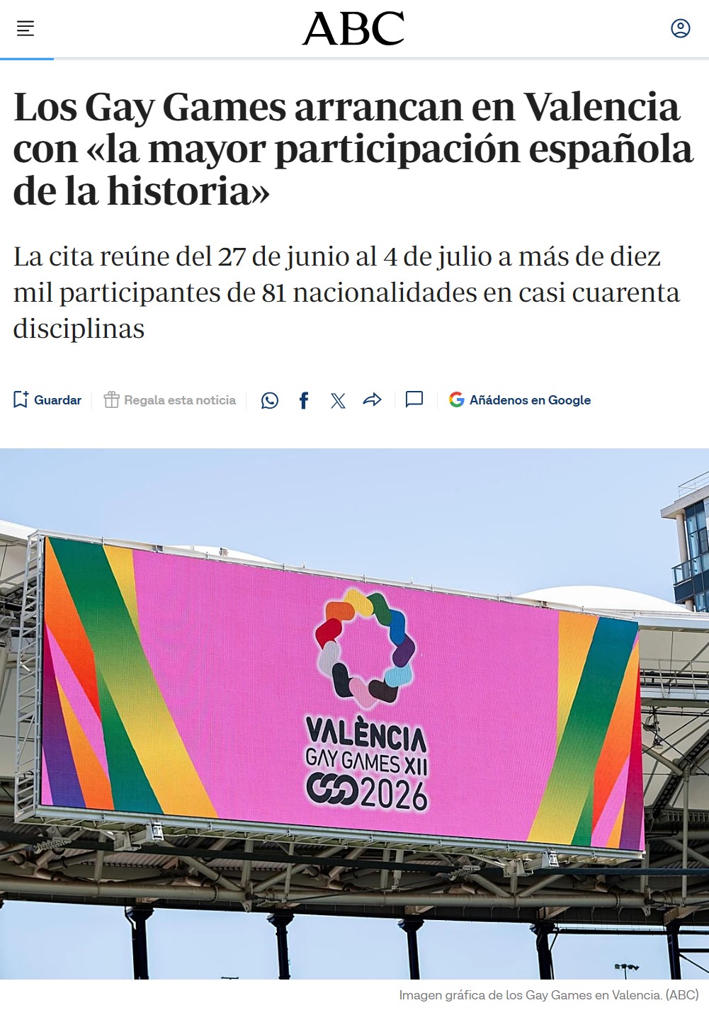 Acaba de empezar y ya noto cómo brotan las medallas de mi cuello.