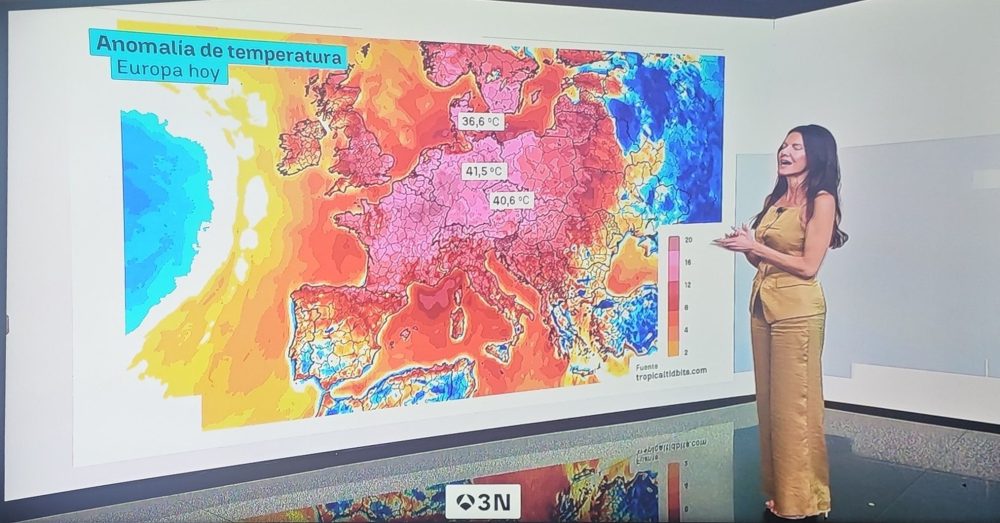 Este mes se están superando todos los records de temperatura en Europa.