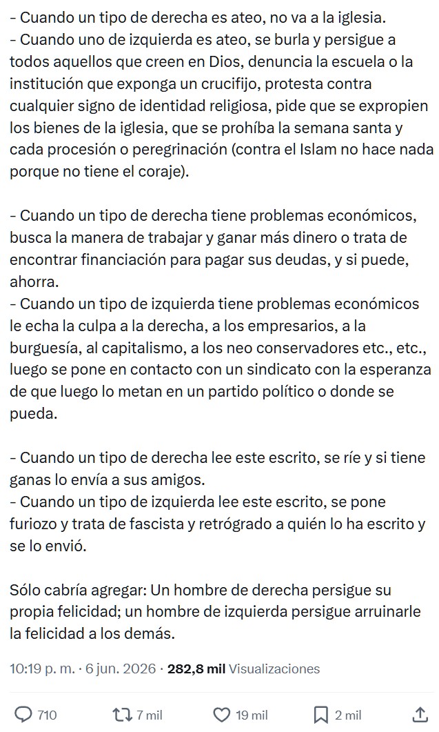 ¿Izquierda tolerante? ¿De verdad?