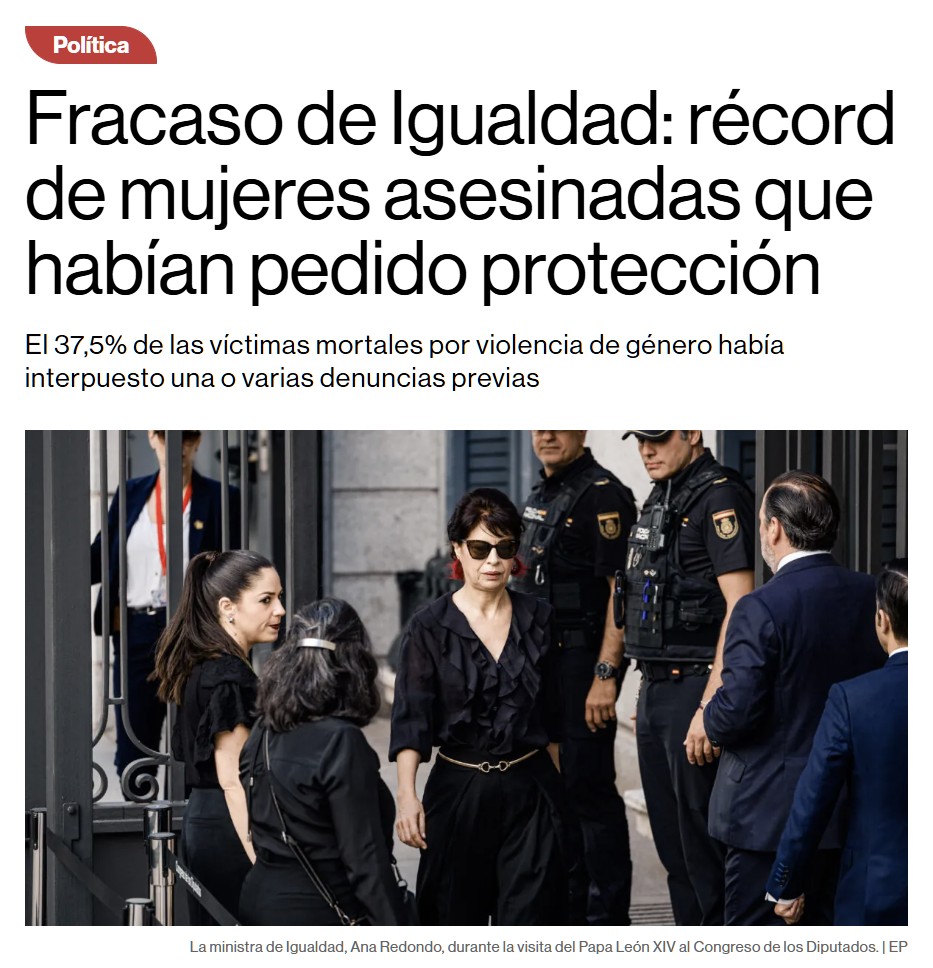 Fracaso de Igualdad: récord de mujeres asesіnadas que habían pedido protección.