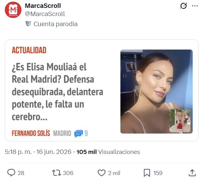 "Es Elisa Mouliaá el Real Madrid?