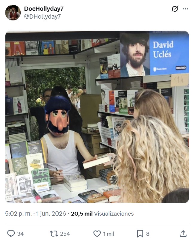 David Uclés parece sacado de un vídeo de Pantomima Full.