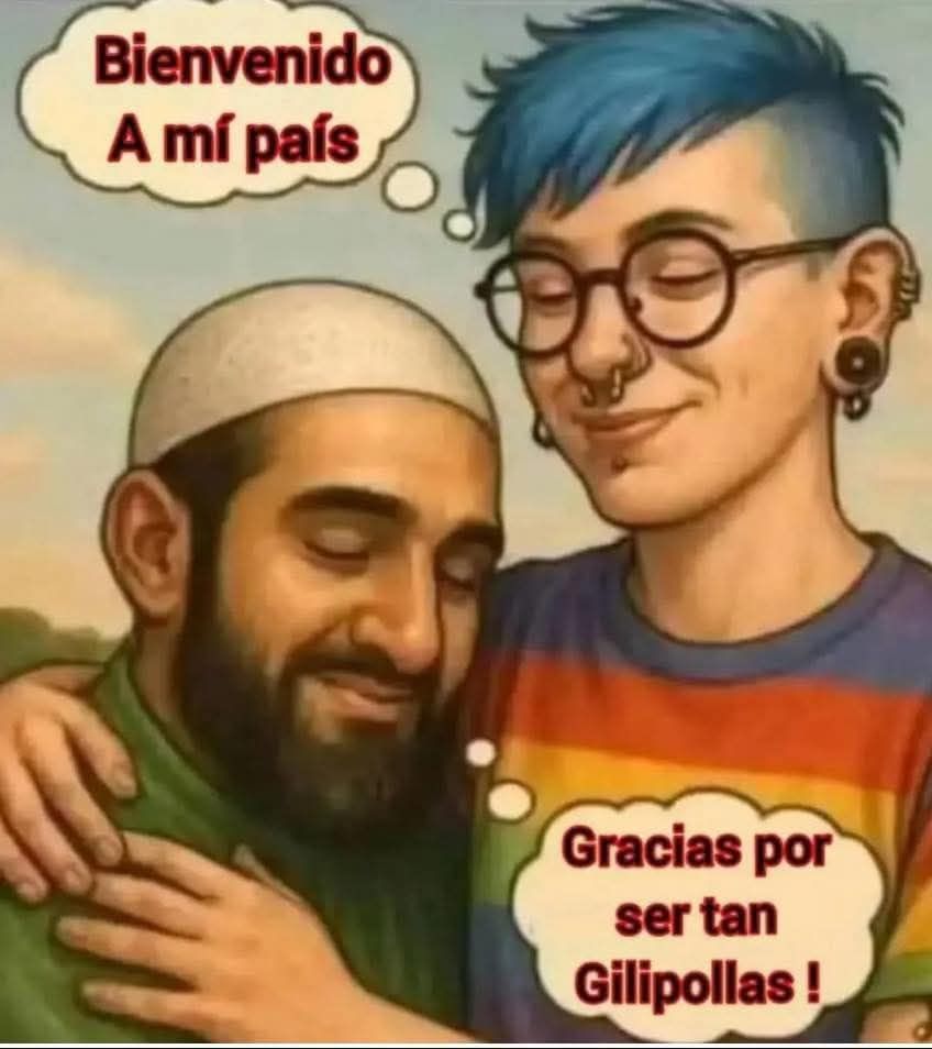 Y la gente aplaudiendo...