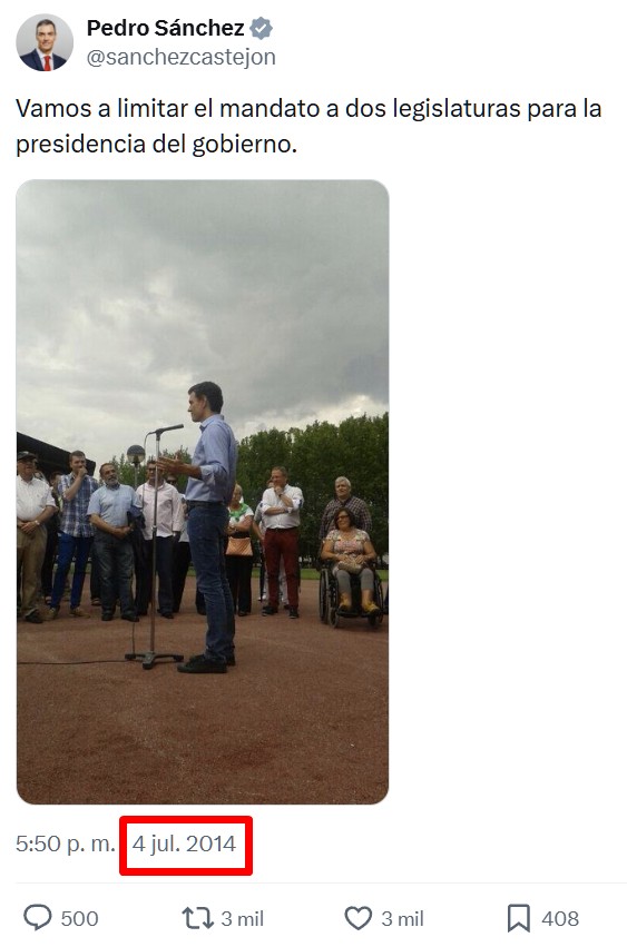 Otro cambio de opinión...