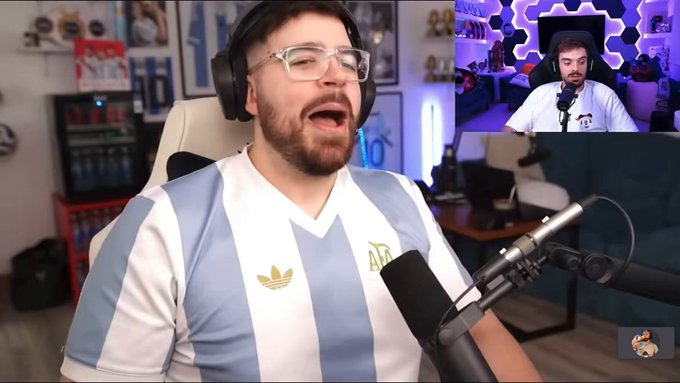 Ibai Llanos predijo hace 30 días, punto por punto, la final del Mundial entre España y Argentina.