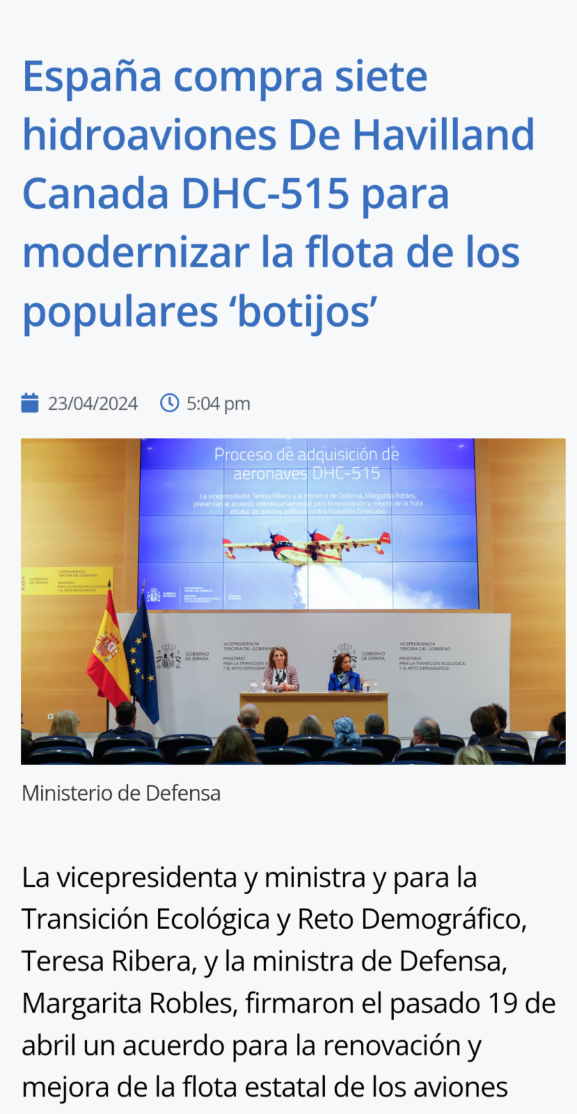 ¿Por qué de repente tenemos tan pocos aviones antiincendios?