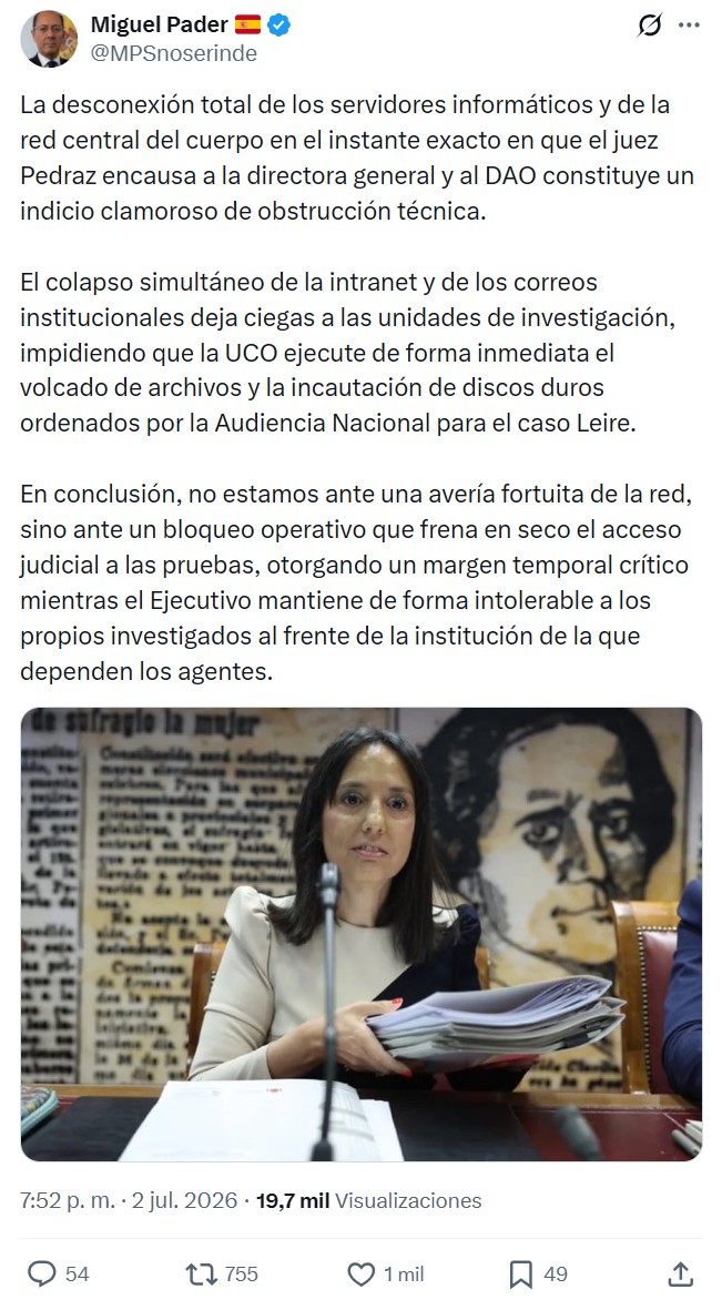 Un apagón bajo sospecha.