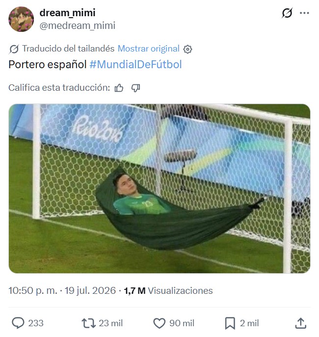A Unai Simón le han metido un solo gol en todo el mundial.