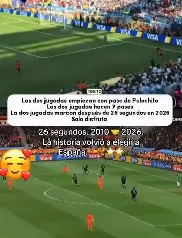 Las dos jugadas del gol que nos dio ambos mundiales se parecen demasiado.