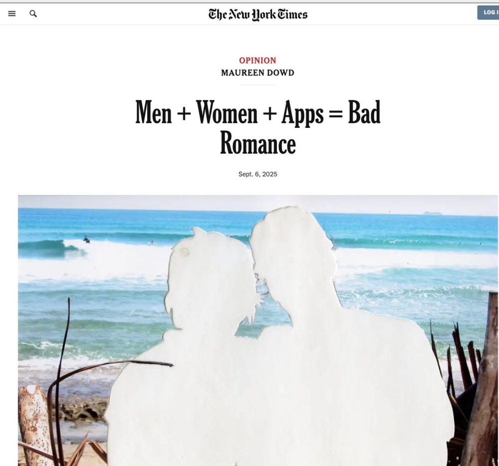Pues ahora resulta que las femilocas del New York Times se han cansado de las apps de citas y quieren volver a lo de antes.