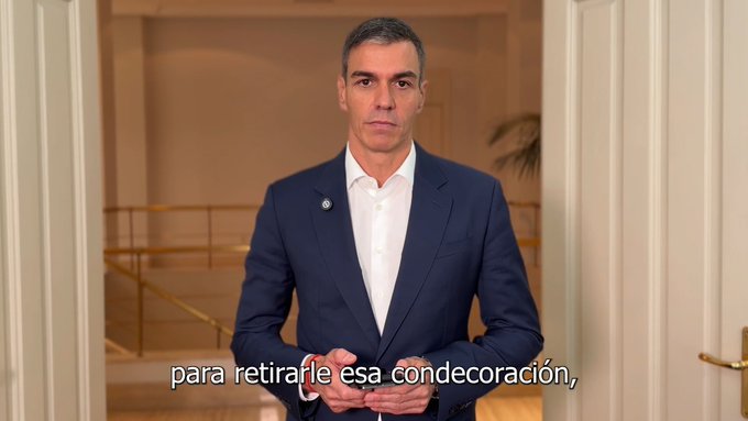 Sánchez anuncia que el Gobierno retirará la Gran Cruz de la Orden Civil de Sanidad al psiquiatra Antonio Vallejo-Nájera