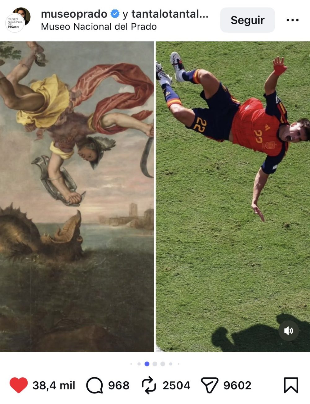 El Museo del Prado ha subido esto a sus redes sociales.