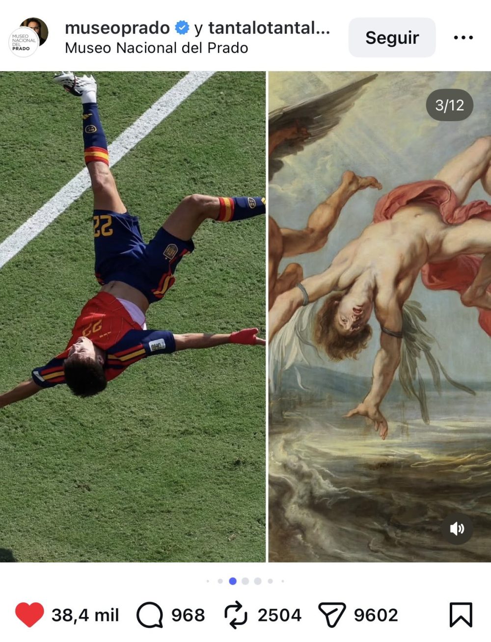 El Museo del Prado ha subido esto a sus redes sociales.
