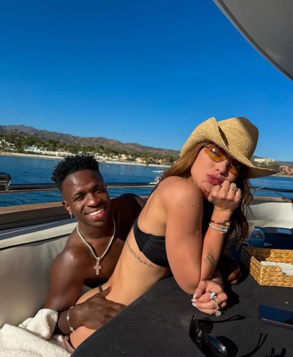 Vinicius está disfrutando de sus vacaciones en Italia.