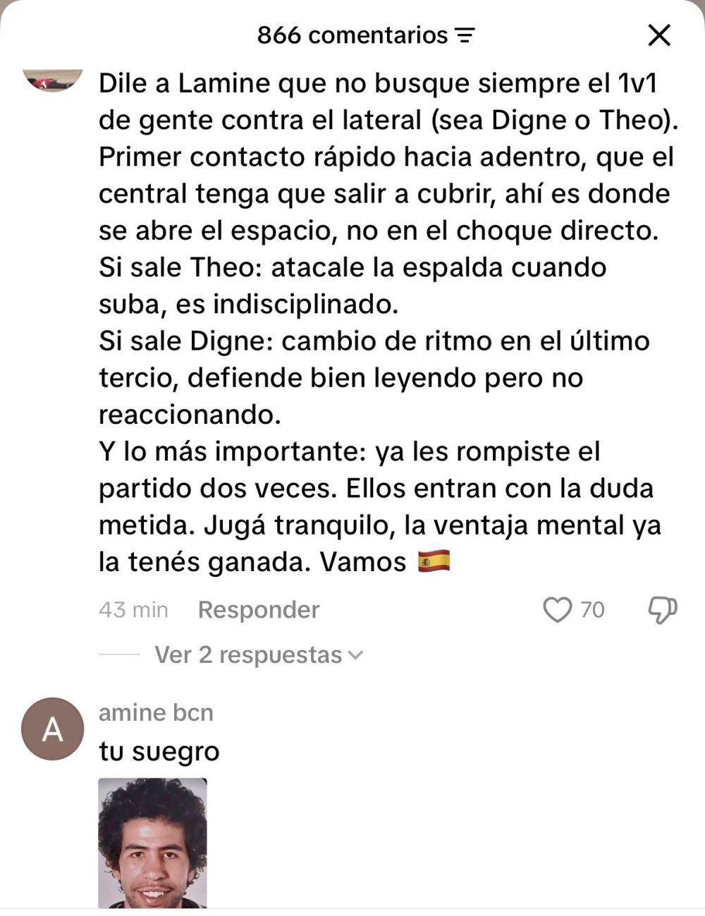 La novia de Lamine Yamal llorando pensando en su hipotética boda, pero... hay cosas más importantes.