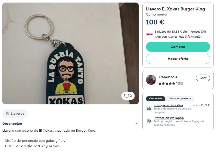 ¿Qué va a hacer Burger King con todo el merchan del Xokas? ¿Quién lo va a pagar?